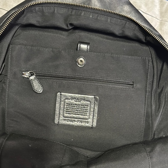 Coach Black Men's Backpack - Picture 4 of 4